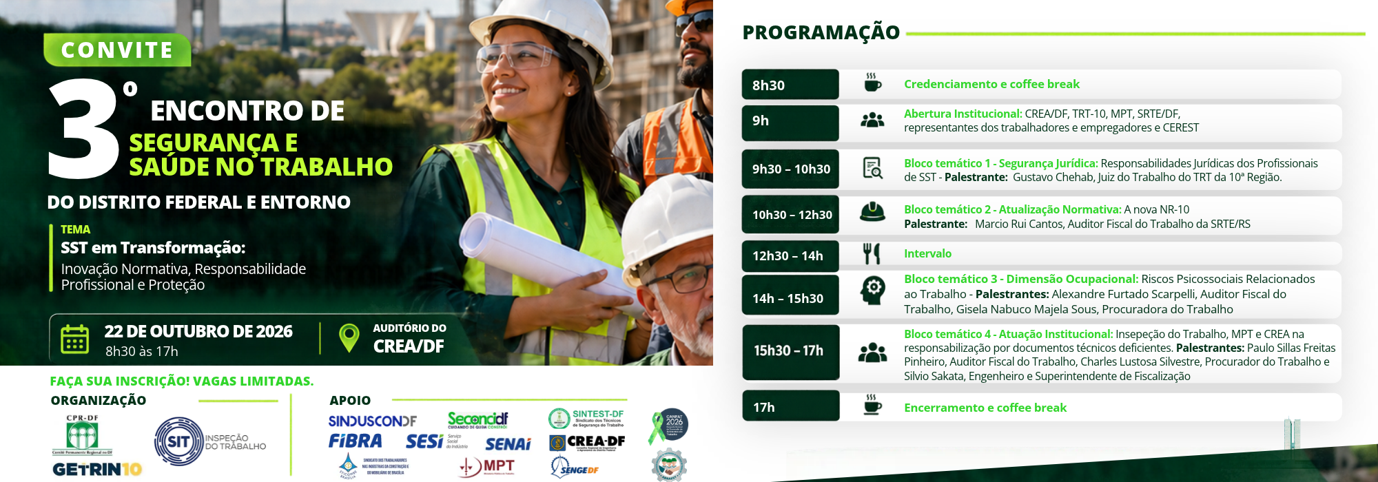 3º Encontro de Saúde e Segurança no Trabalho