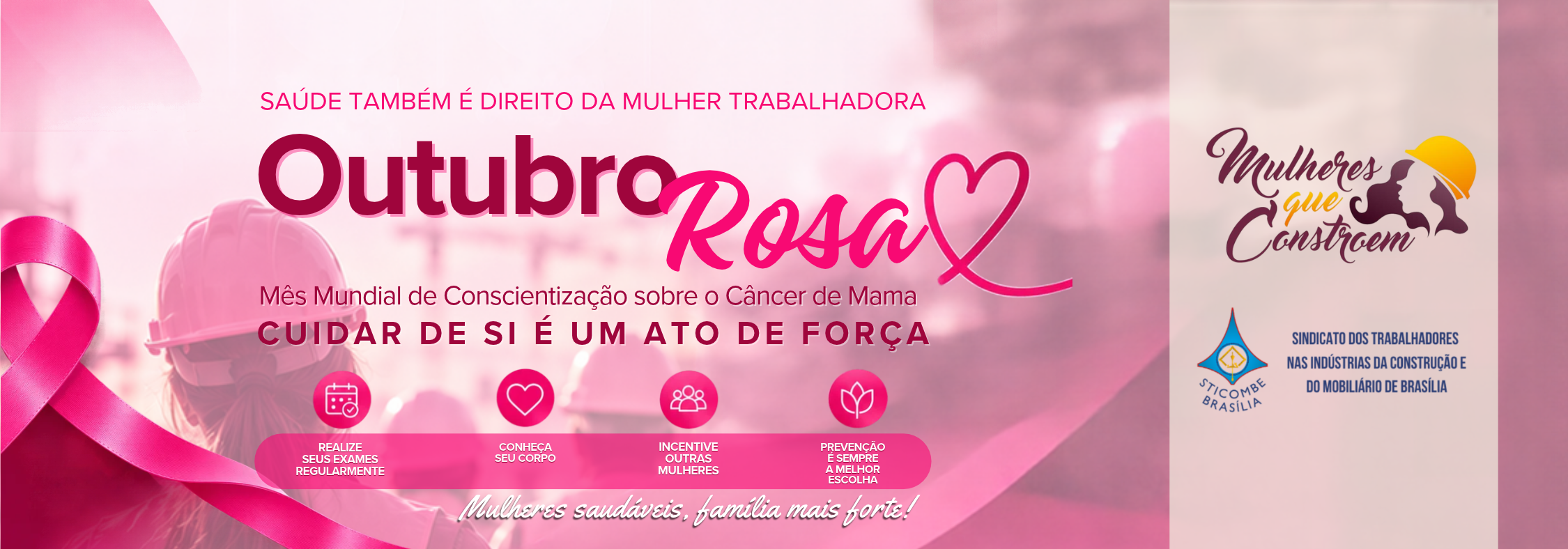 Outubro Rosa: prevenção e cuidado salvam vidas