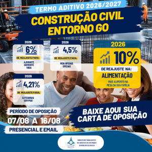 CONSTRUÇÃO CIVIL - ENTORNO GO 2026/2027